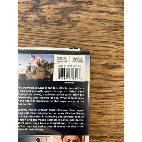 In The Valley Of Elah 2007 DVD Drama Tommy Lee Jones Charlize Theron Pre-Owned - Picture 4 of 4